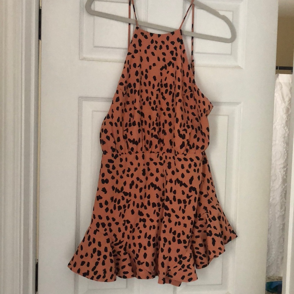 Open back romper